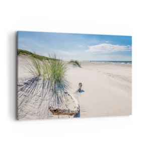 Canvastavla - Bild på duk - Vackrast? Östersjöstrand - 120x80 cm