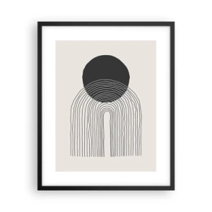 Affisch i svart ram - Darr och säkerhet - 40x50 cm