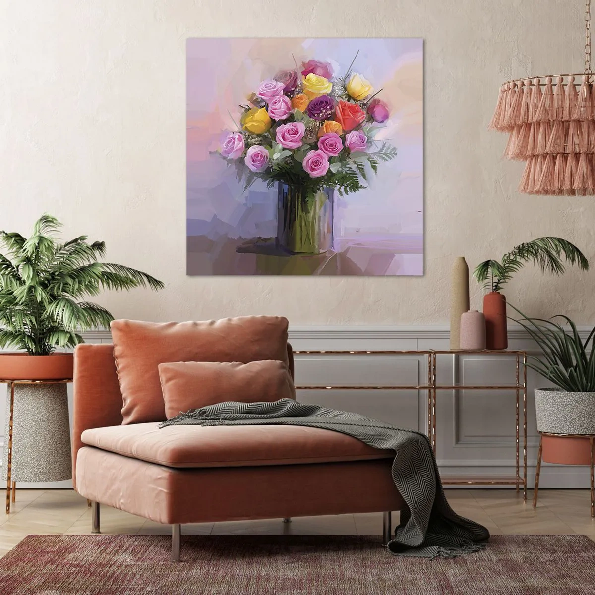 Canvastavla - Bild på duk - Stoppad skönhet - 70x70 cm