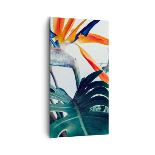 Canvastavla - Bild på duk - Fågelbuske - 55x100 cm