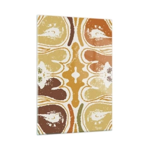 Glastavla - Bild på glas - Sentimental abstraktion - 50x70 cm