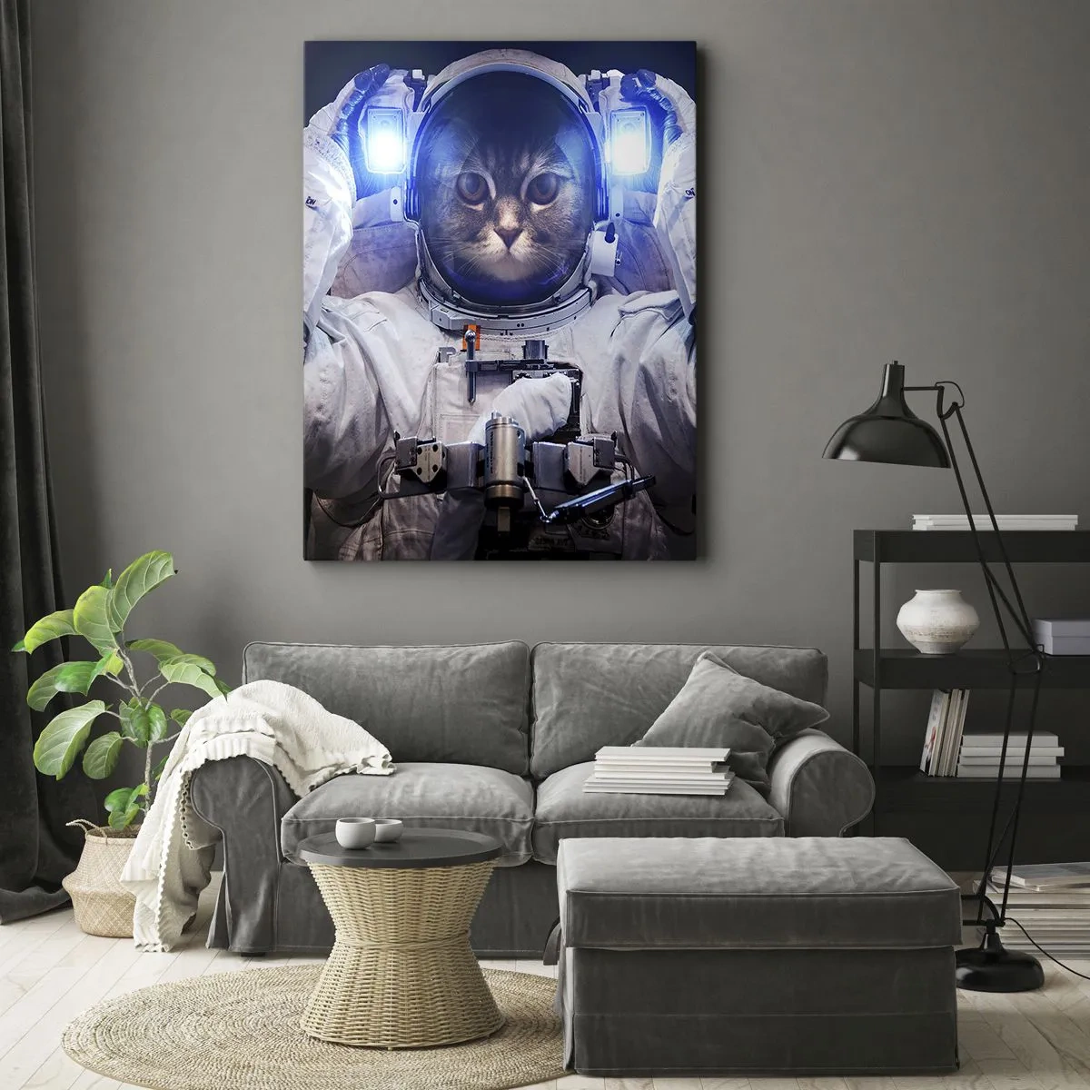 Canvastavla - Bild på duk - Houston, ni har problem - 50x70 cm