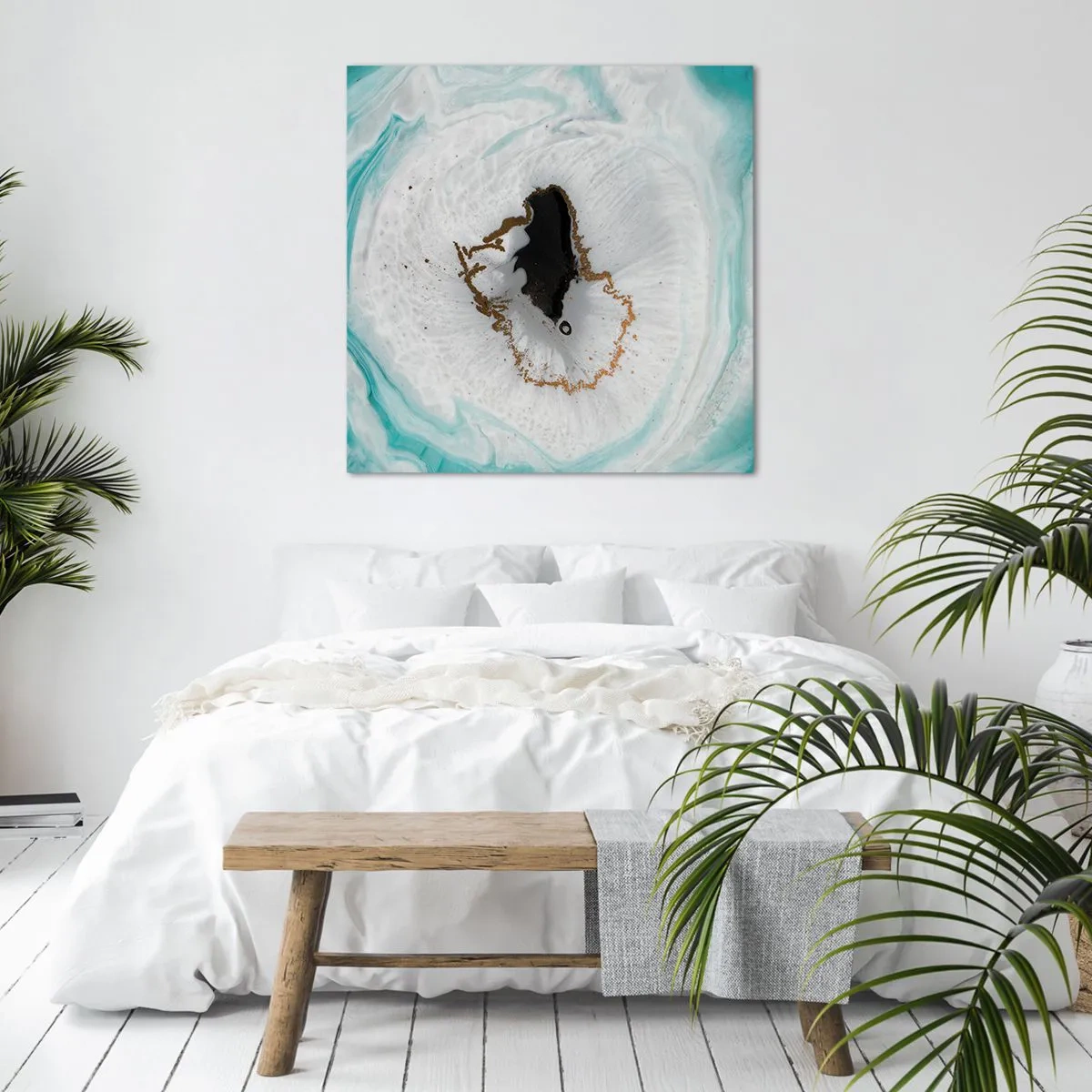 Canvastavla - Bild på duk - Att tränga in - 60x60 cm