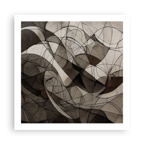 Affisch - Cirkulation av jordens färger - 60x60 cm