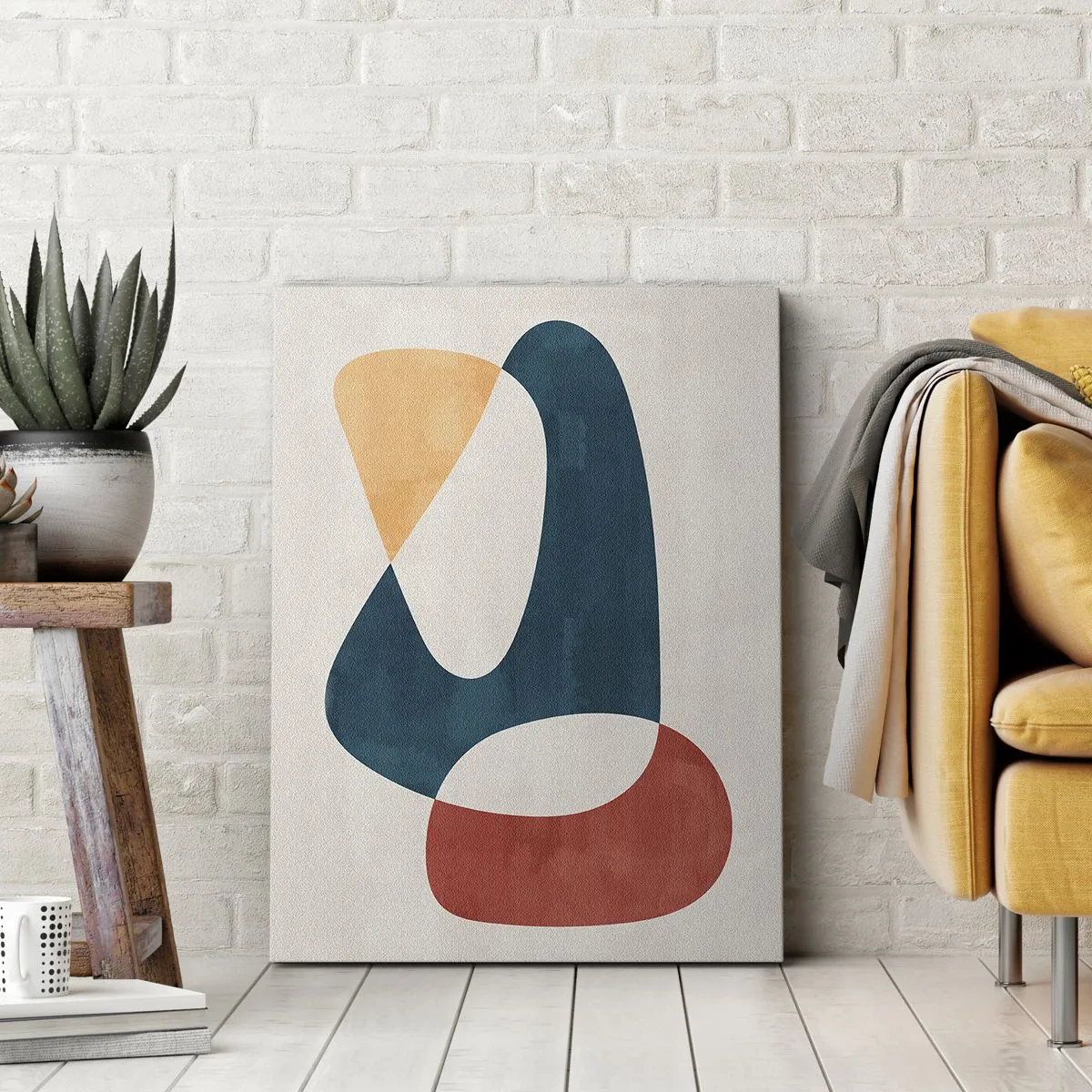 Canvastavla - Bild på duk - Influenser och metamorfoser - 45x80 cm