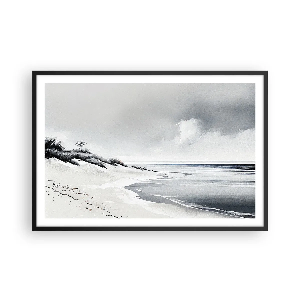 Affisch i svart ram - Alltid tillsammans - 91x61 cm