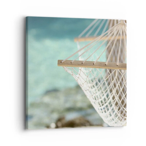 Canvastavla - Bild på duk - Avkopplingstid - 30x30 cm