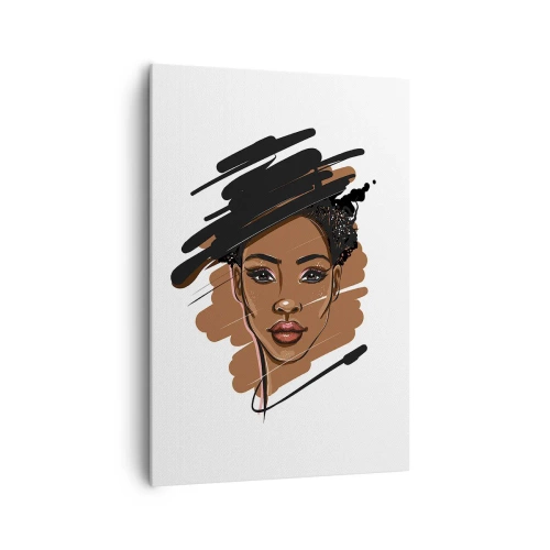 Canvastavla - Bild på duk - Söt som choklad - 70x100 cm