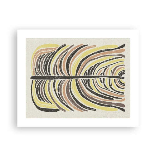 Affisch - Pulserande abstraktion - 50x40 cm