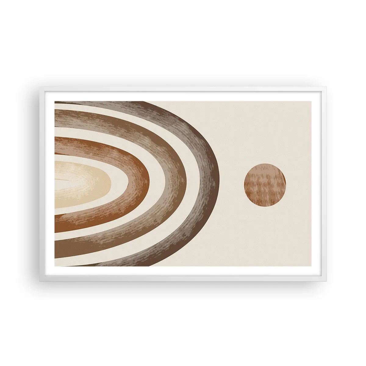 Affisch i vit ram - I den avlägsna galaxen - 91x61 cm