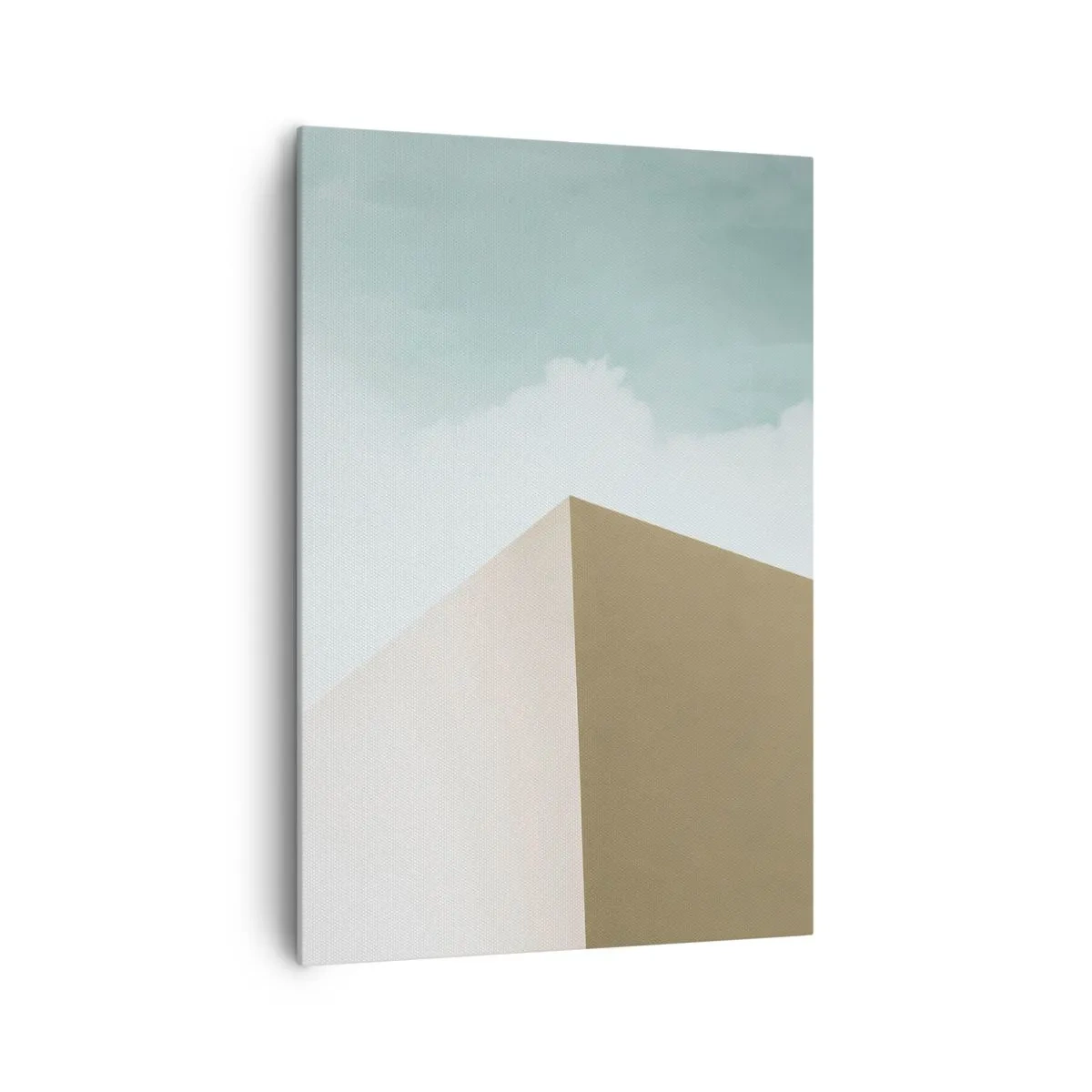 Canvastavla - Bild på duk - Geometri av en solig sommar - 70x100 cm