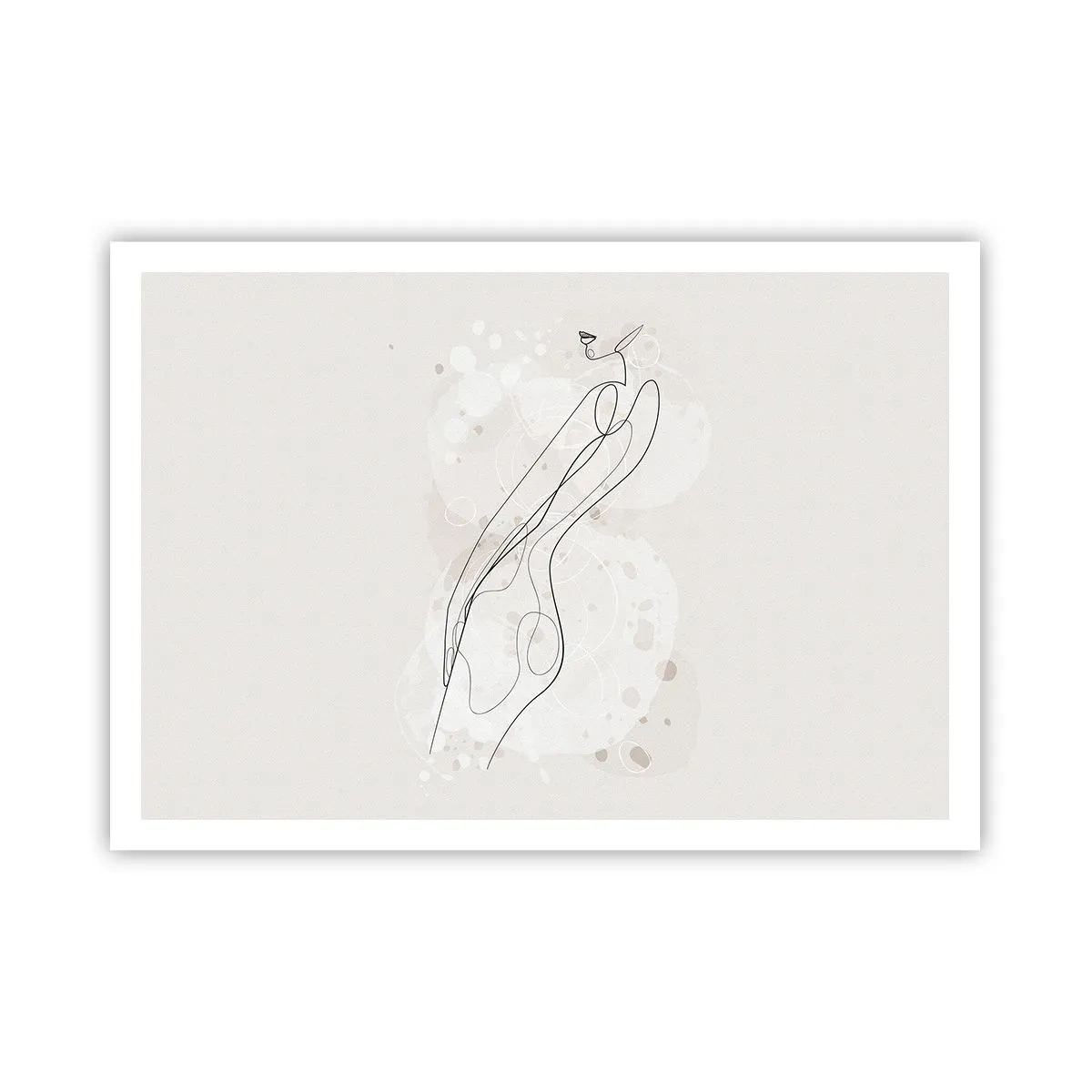 Affisch - Blicken går vilse - 100x70 cm