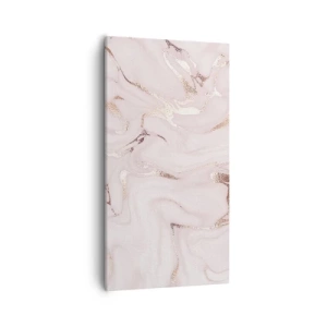 Canvastavla - Bild på duk - Rosa raseri - 55x100 cm