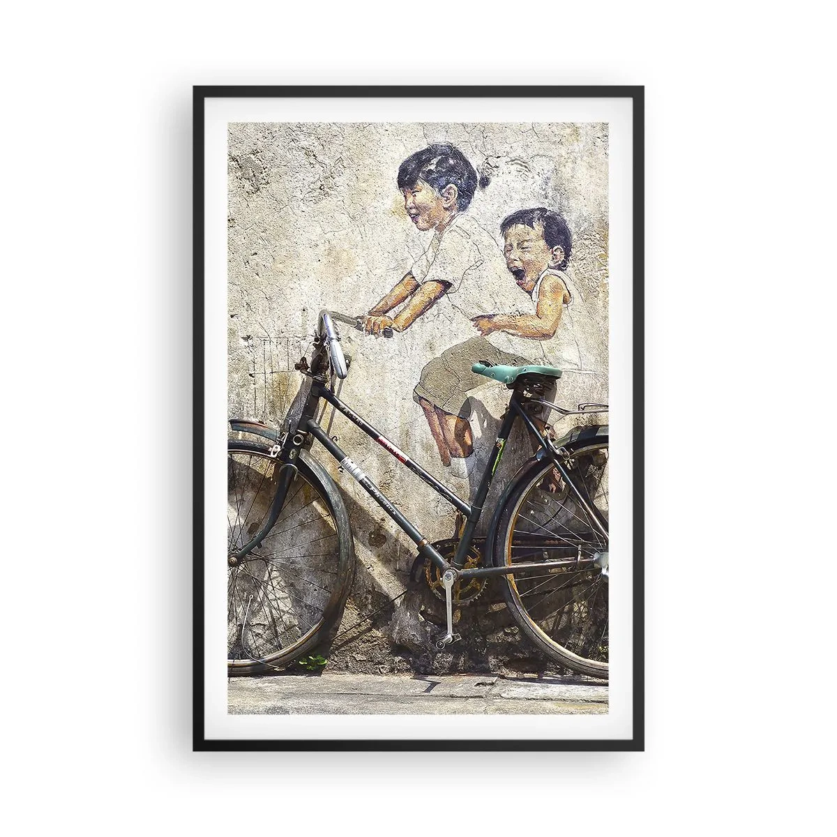 Affisch i svart ram - Sant eller falskt? - 61x91 cm