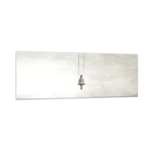 Glastavla - Bild på glas - Barn i oss - 90x30 cm
