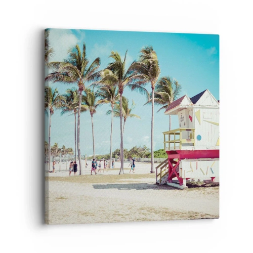 Canvastavla - Bild på duk - En vacker dag framför dig - 30x30 cm