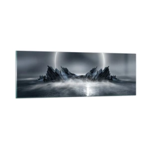 Glastavla - Bild på glas - En berättelses final - 90x30 cm