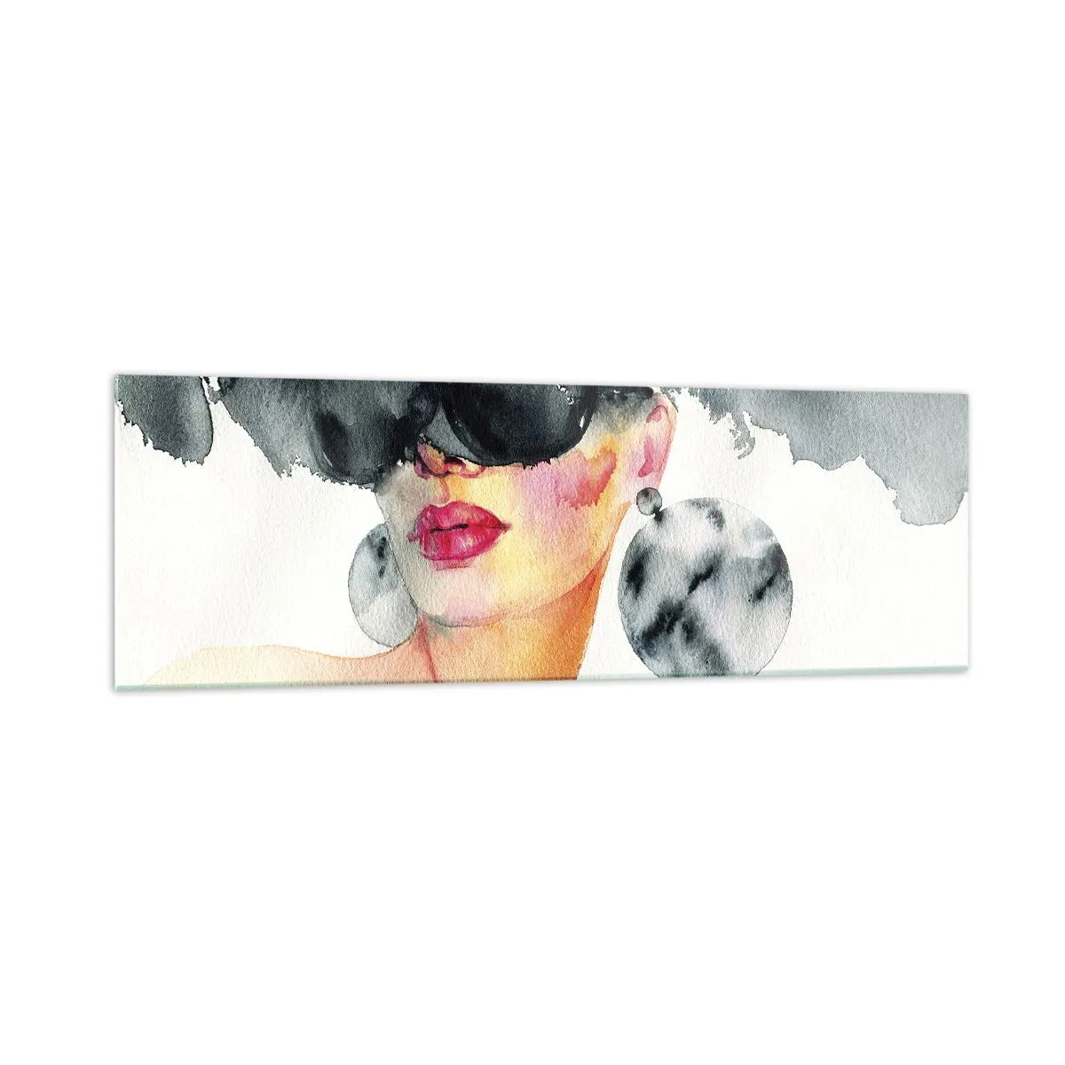 Glastavla - Bild på glas - Elegansens hemlighet - 160x50 cm