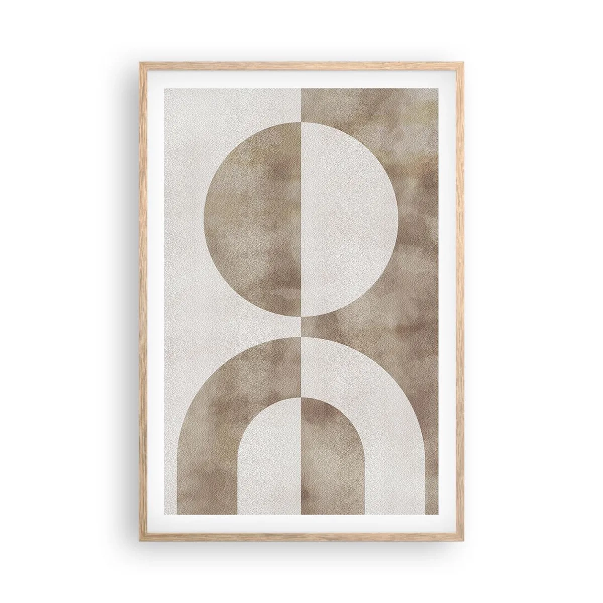 Affisch i ram av ljusek - Likheter och skillnader - 61x91 cm