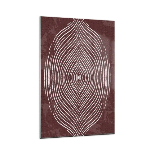 Glastavla - Bild på glas - Rymden talar - 80x120 cm