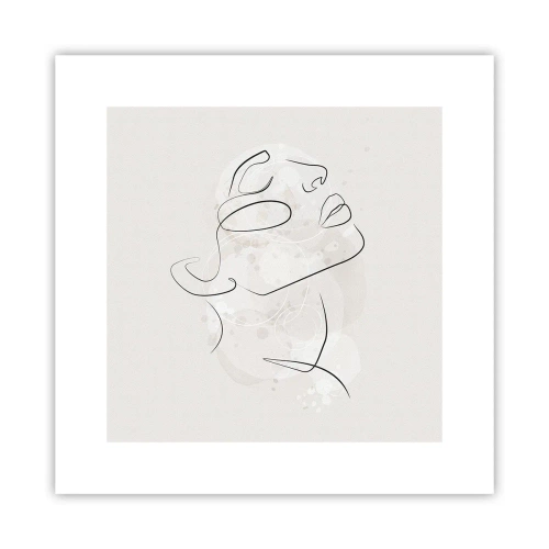 Affisch - Drömmens kontur - 30x30 cm