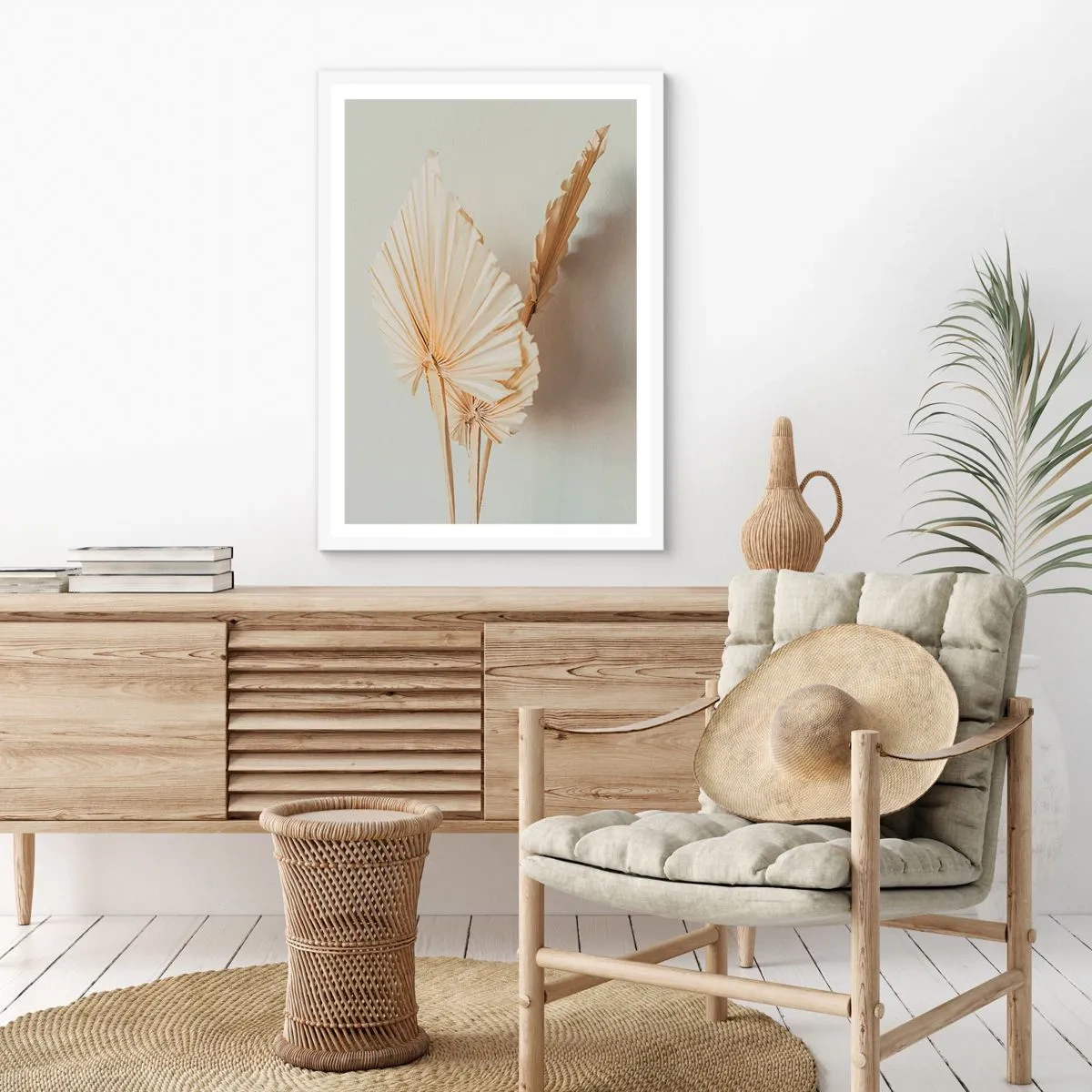 Affisch i vit ram - När du behöver stillhet - 70x100 cm