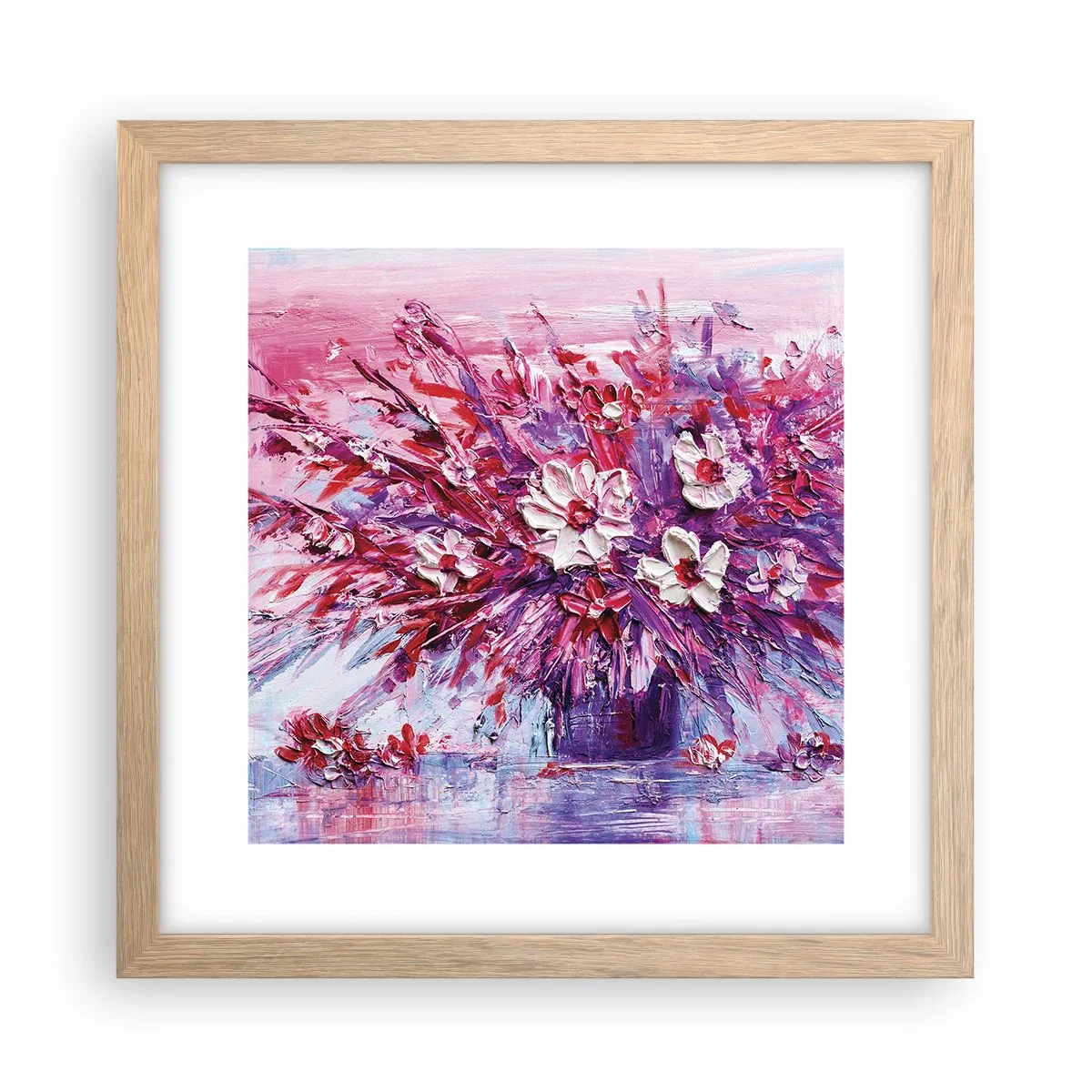 Affisch i ram av ljusek - Oskuld och passion - 30x30 cm