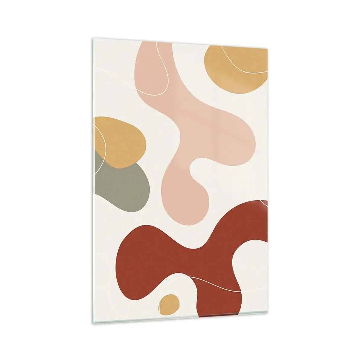 Glastavla - Bild på glas - Ornamental zig-zack? - 80x120 cm