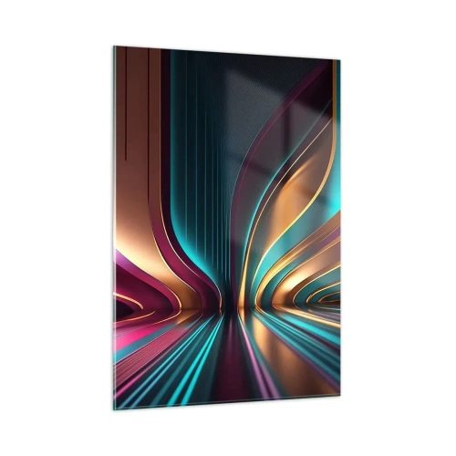 Glastavla - Bild på glas - Ljusets arkitektur - 50x70 cm