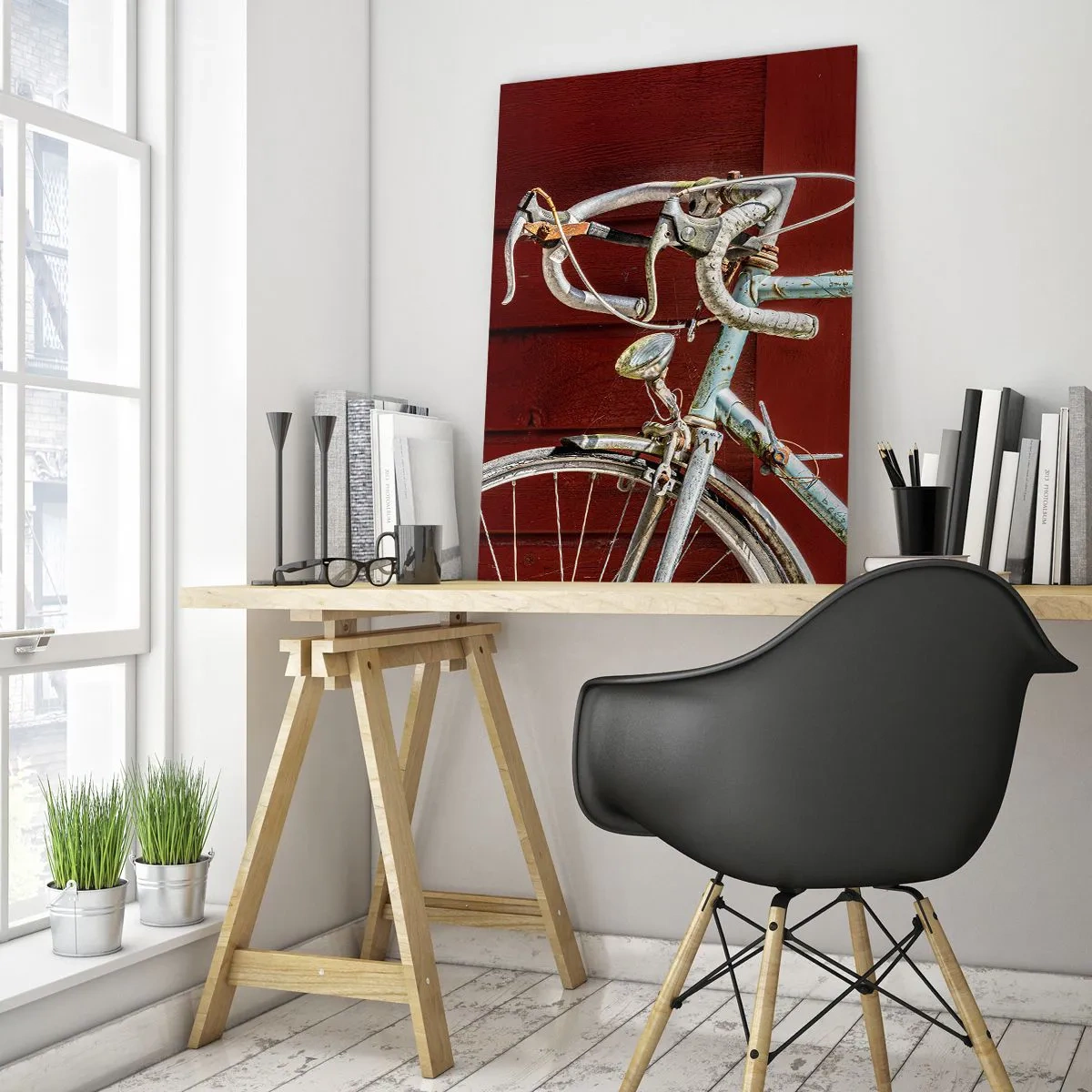 Glastavla - Bild på glas - Skapad för segrar - 50x70 cm