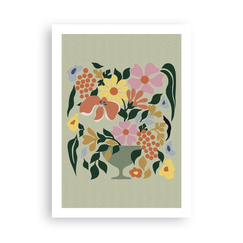Affisch - En bukett full av liv - 50x70 cm