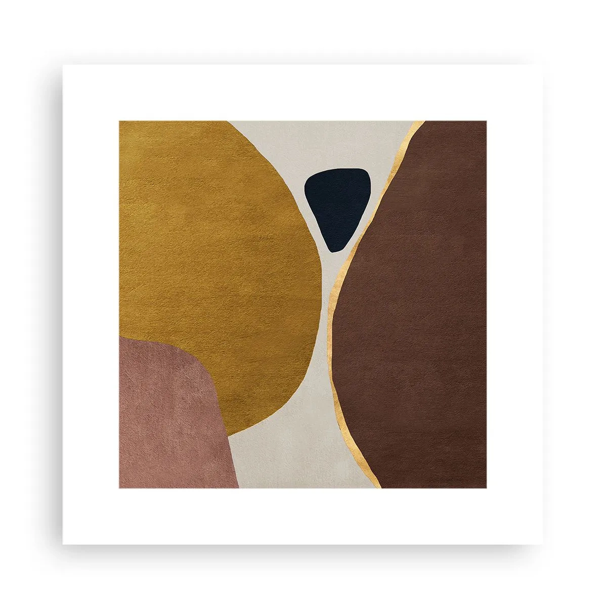 Affisch - Abstraktion - en plats i rymden - 30x30 cm