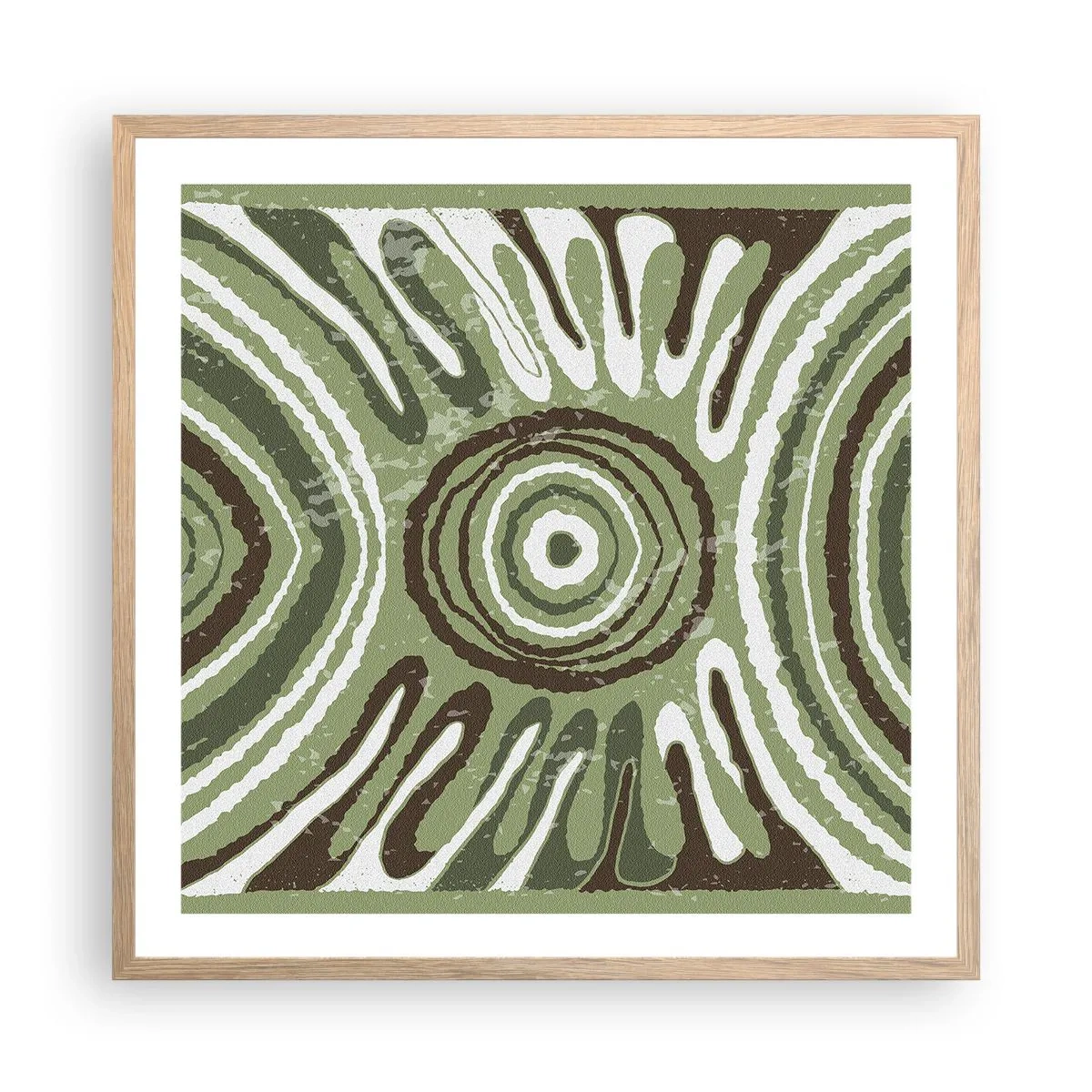 Affisch i ram av ljusek - Explosion av känslor - 60x60 cm