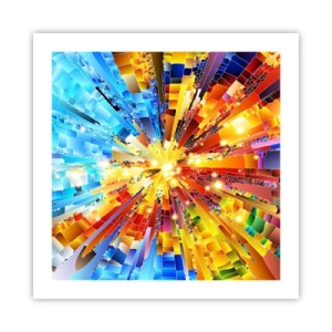 Affisch - In medias res - 50x50 cm