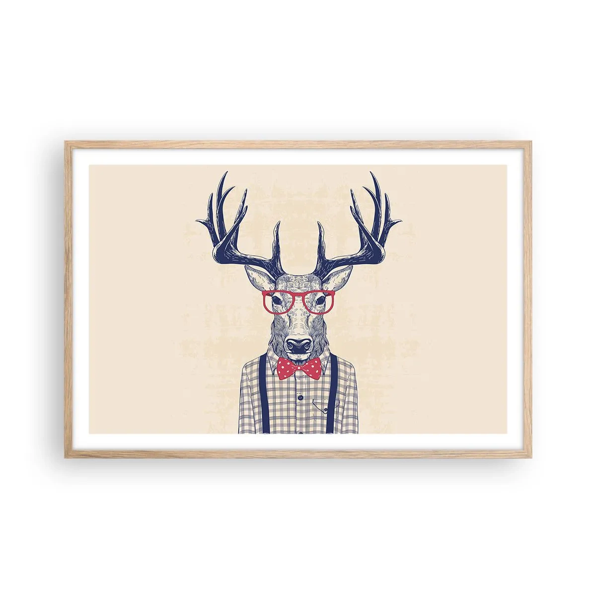 Affisch i ram av ljusek - Rolig extravagans - 91x61 cm