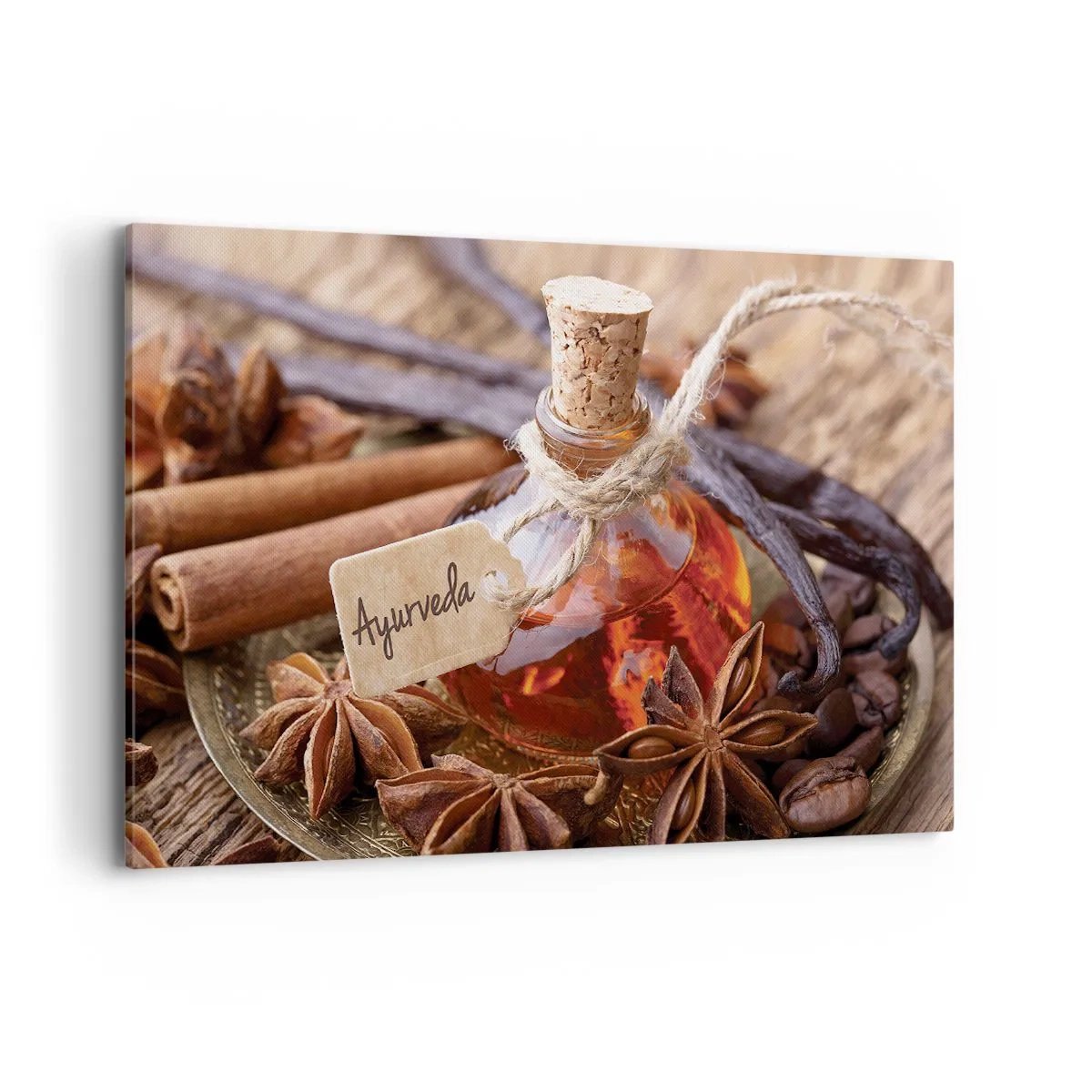 Canvastavla - Bild på duk - Mot kroppens och själens enighet - 120x80 cm