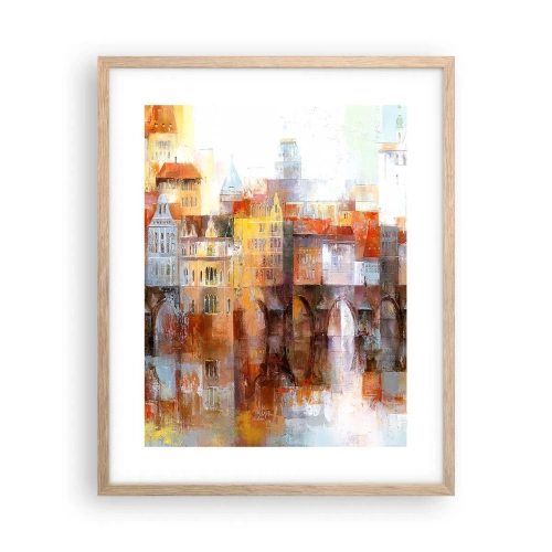 Affisch i ram av ljusek - Vackert under bron - 40x50 cm