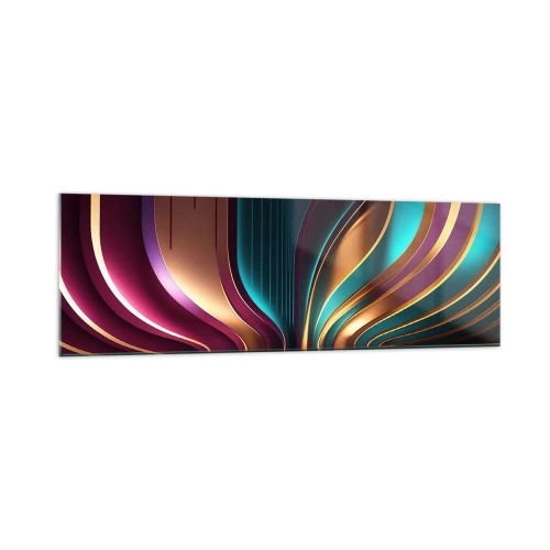 Glastavla - Bild på glas - Ljusets arkitektur - 160x50 cm