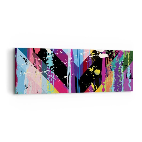 Canvastavla - Bild på duk - Uppifrån nedåt - 90x30 cm