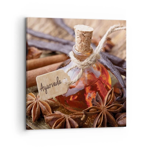 Canvastavla - Bild på duk - Mot kroppens och själens enighet - 70x70 cm