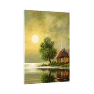 Glastavla - Bild på glas - Vackert som från en bild - 80x120 cm