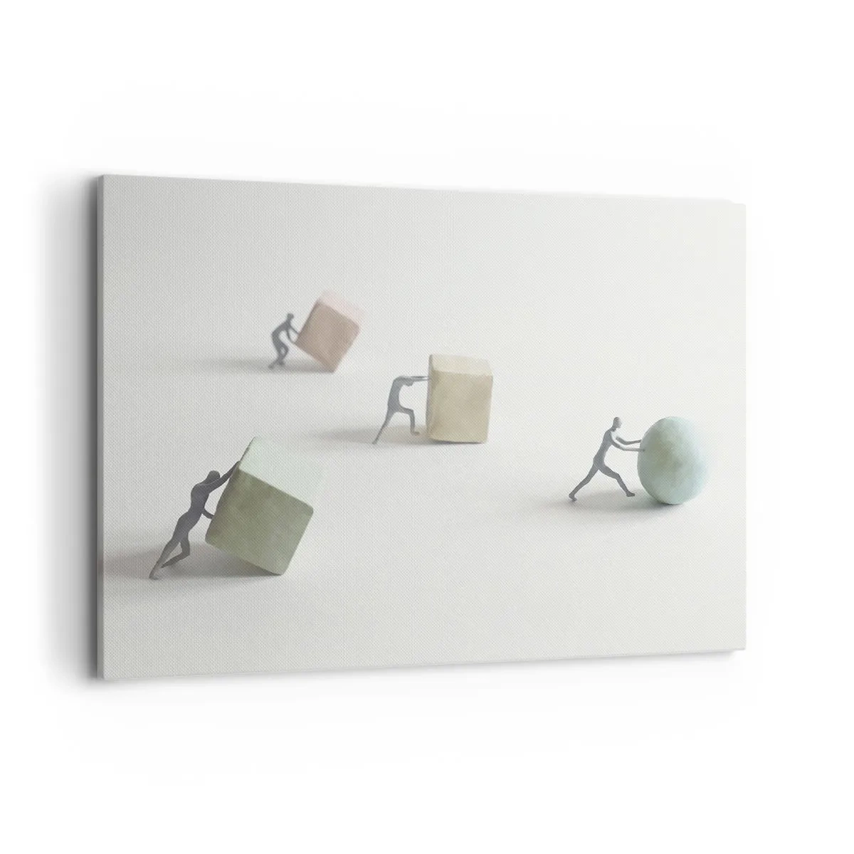 Canvastavla - Bild på duk - Livet leker - 100x70 cm