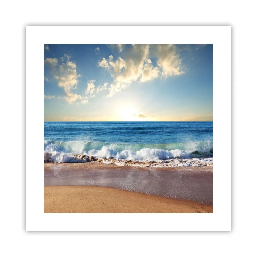 Affisch - Rörlighet och orörlighet samtidigt - 40x40 cm