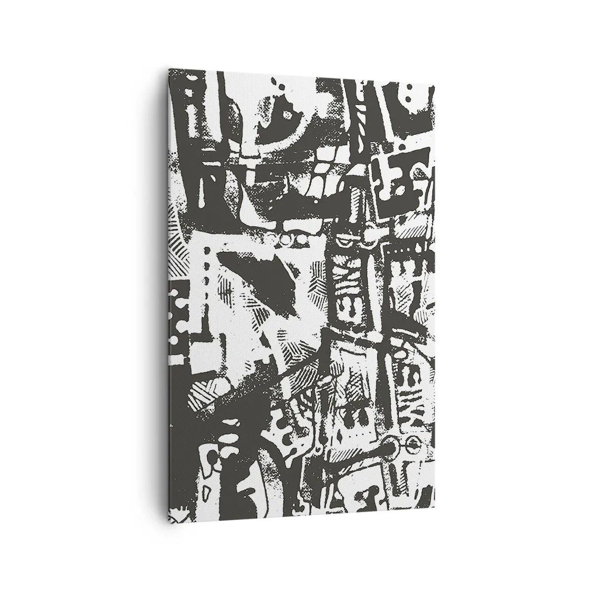 Canvastavla - Bild på duk - Ordning eller kaos? - 80x120 cm