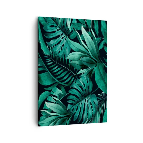 Canvastavla - Bild på duk - Tropiska grönskans djup - 50x70 cm