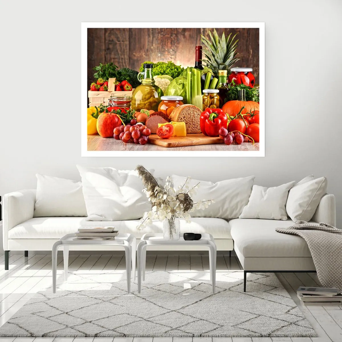 Affisch - Rökt, ugnstekt, marinerad - 70x50 cm
