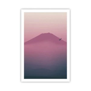 Affisch - Vandrare över molnen - 61x91 cm