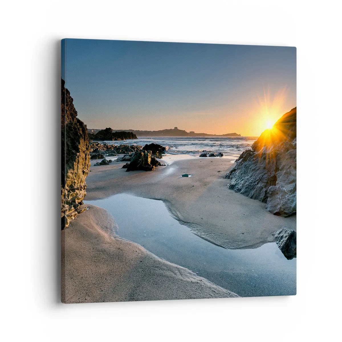 Canvastavla - Bild på duk - Orörd av människan - 40x40 cm