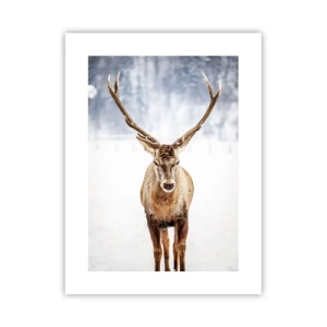 Affisch - Rakt från snödimman - 30x40 cm