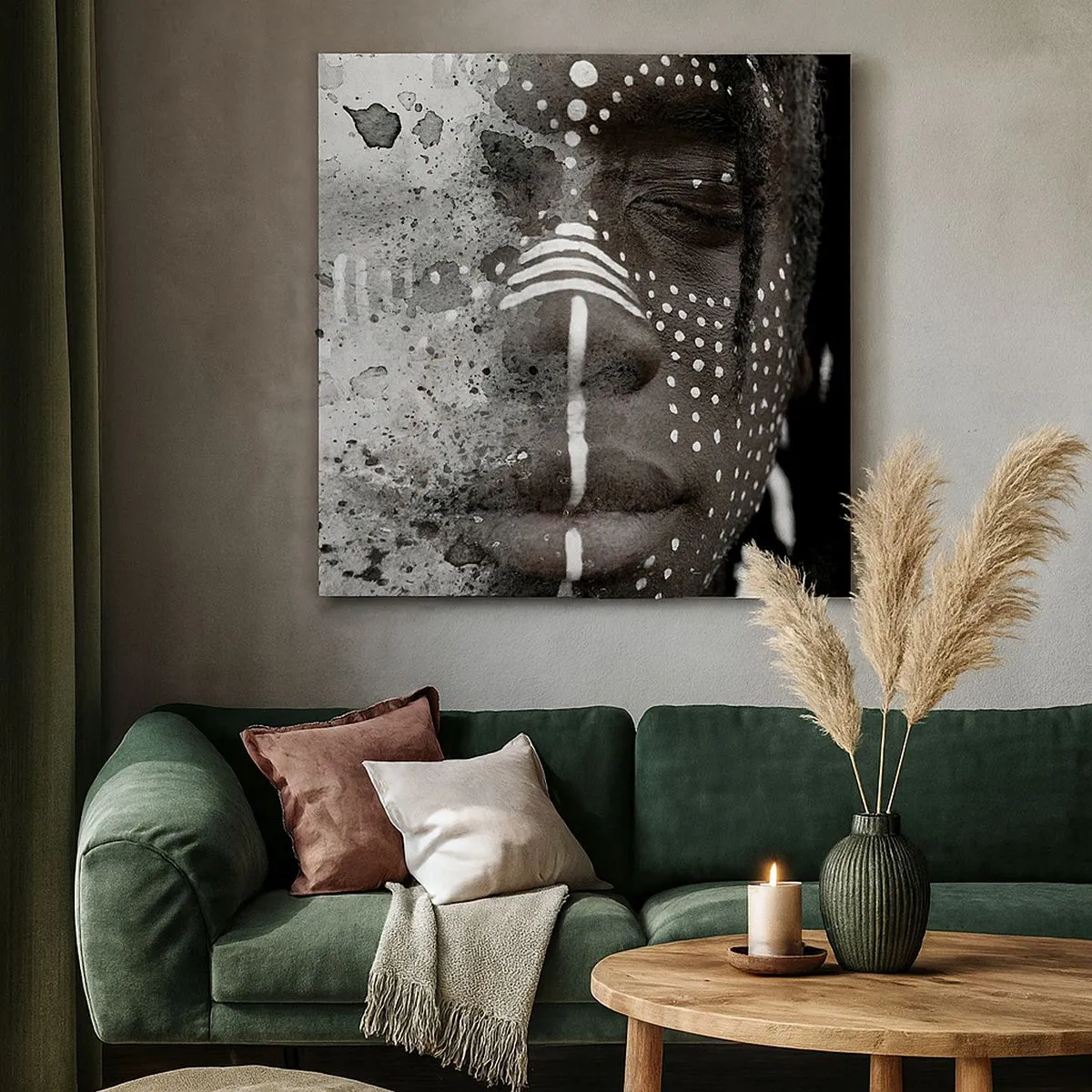 Canvastavla - Bild på duk - Upptäck den ursprungliga andan - 30x30 cm